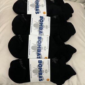 Bombas Large 4 pack Ankle Socks,New
